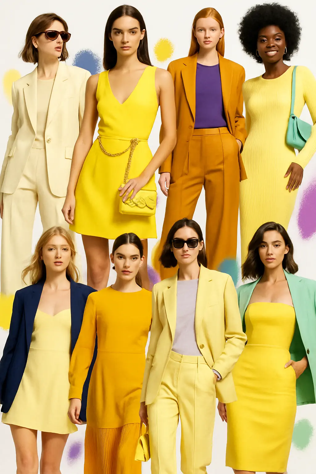 Yellow Shade Guide Vanilla, Saffron & More