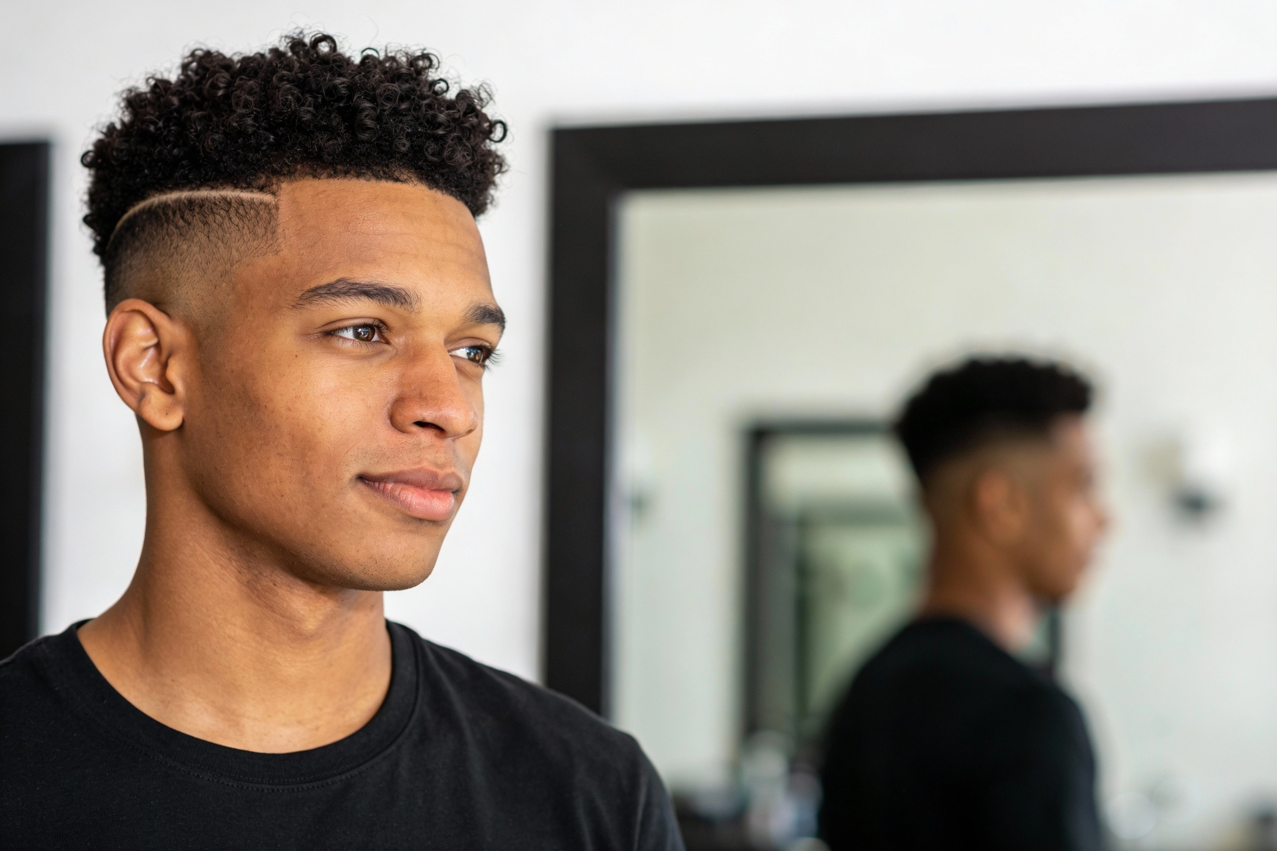 Popular low curly fade styles