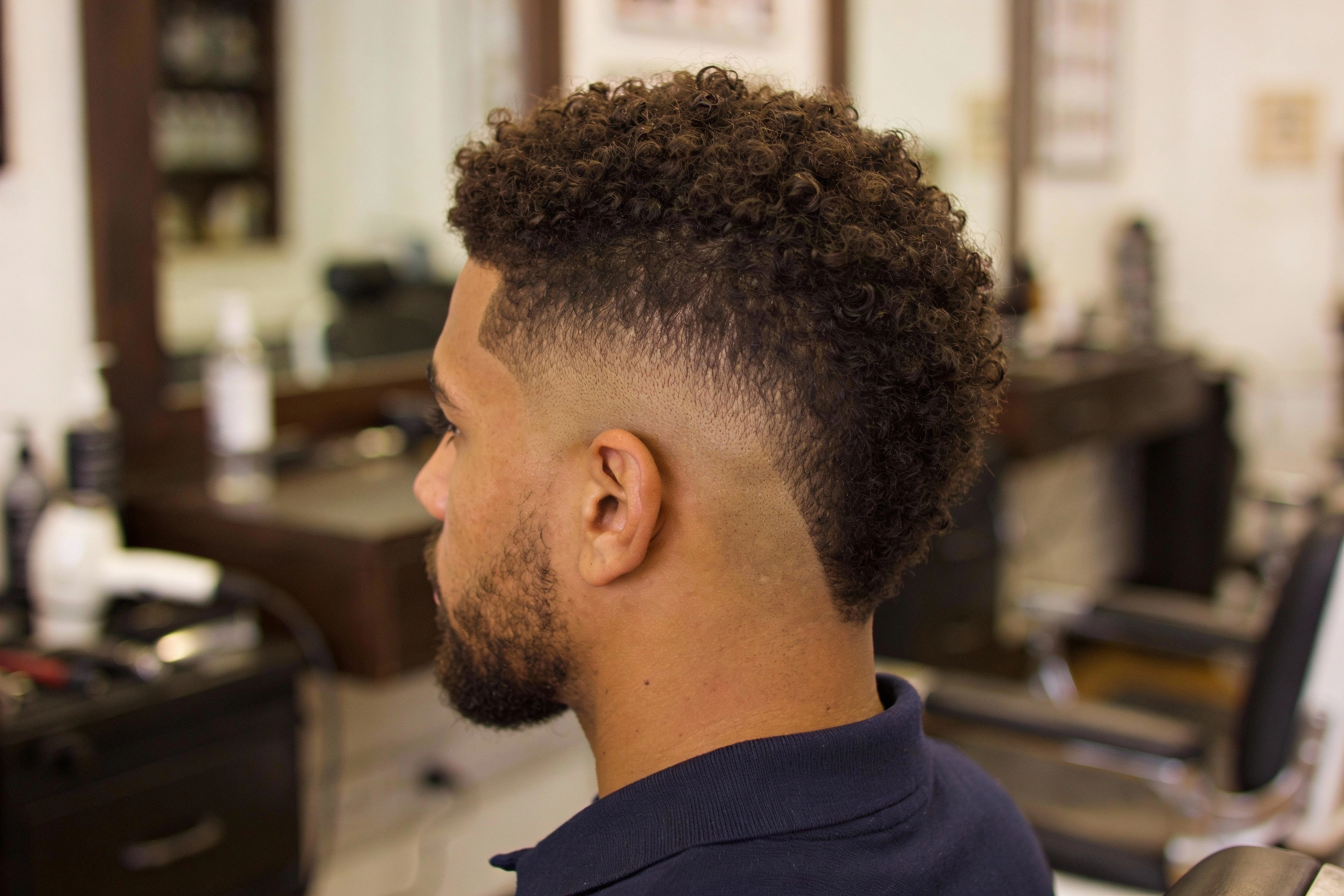 Why low fades work well for curly hair