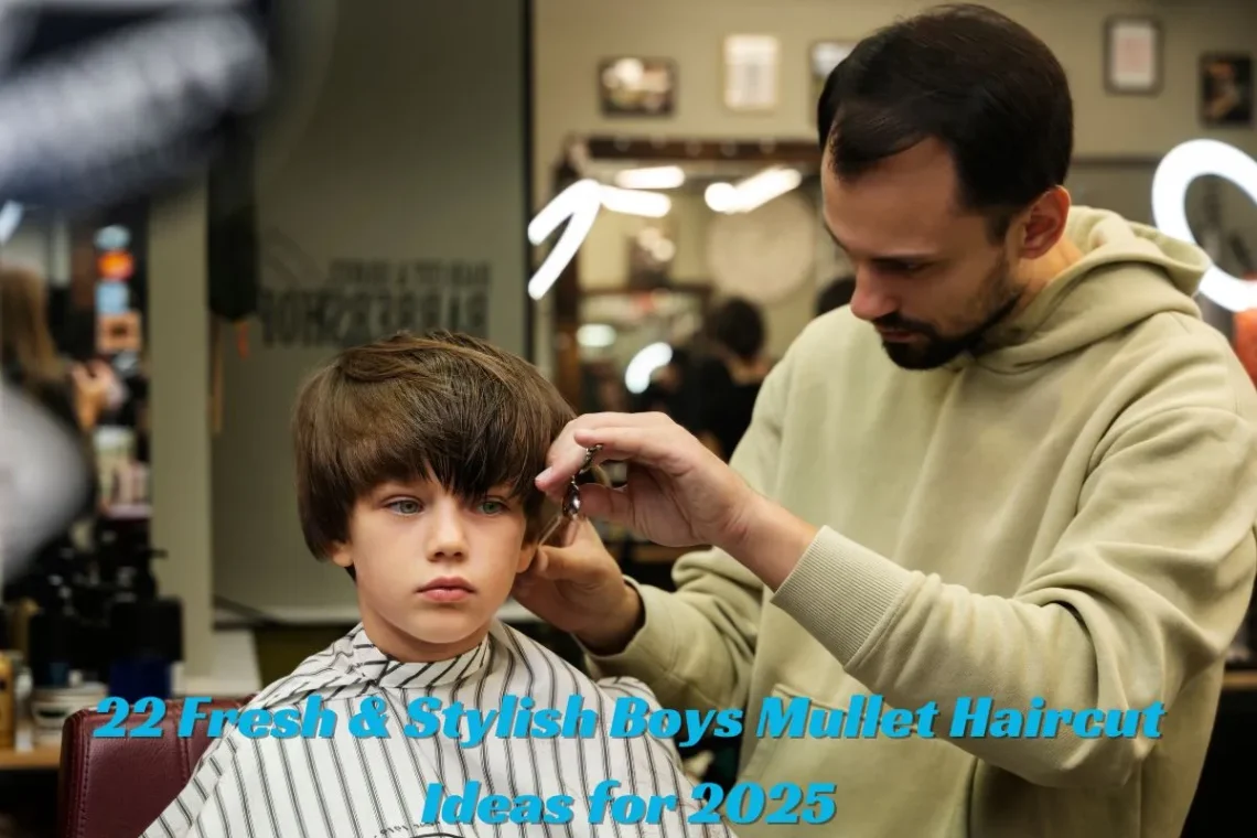 22 Fresh & Stylish Boys Mullet Haircut Ideas for 2025