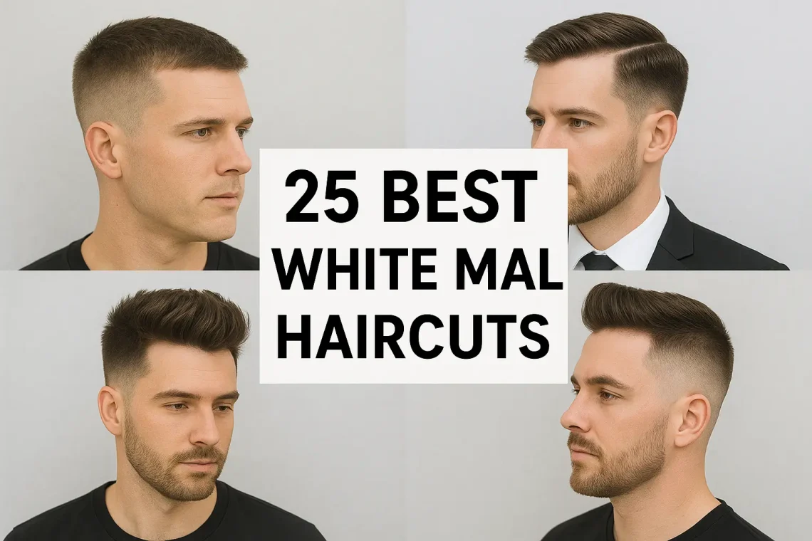 25 Best White Male Haircuts for Every Face Shape and Lifestyle