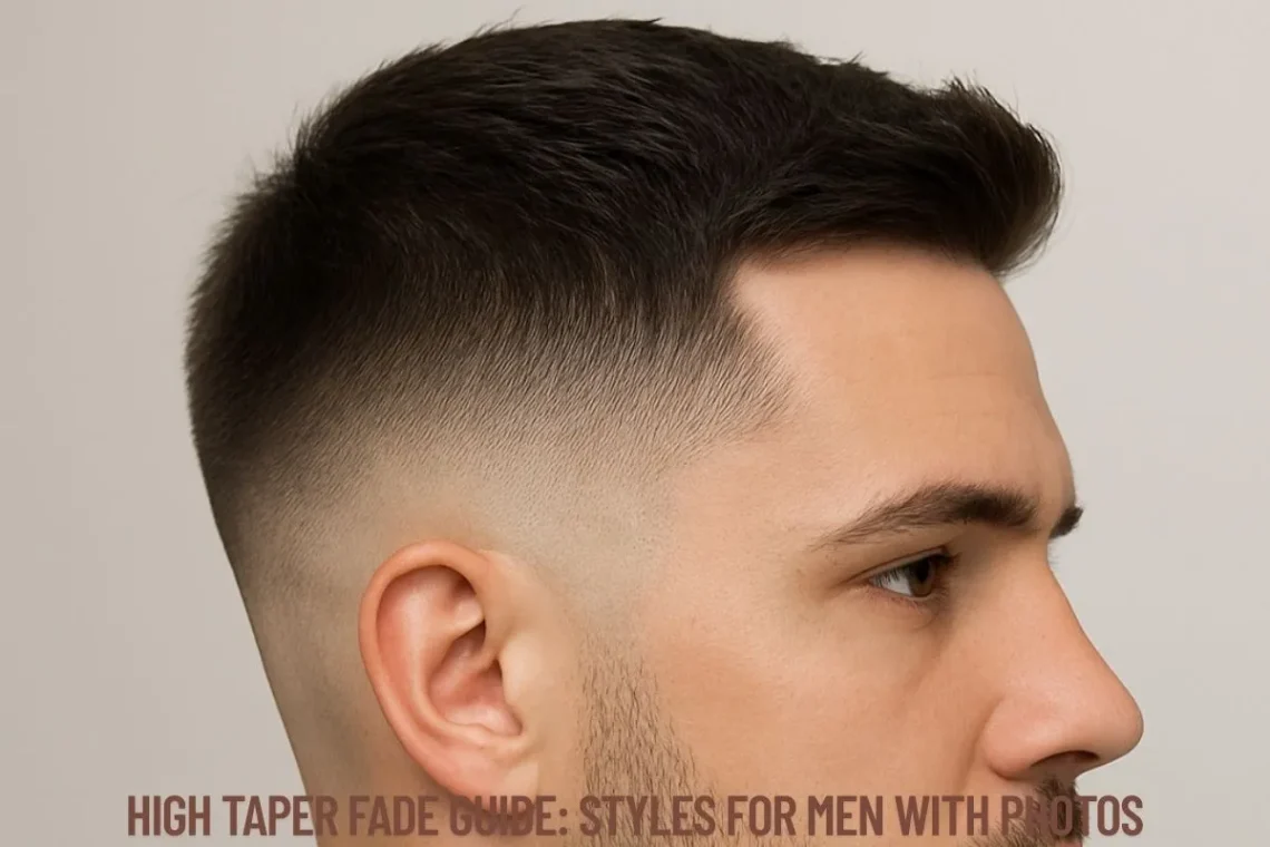 High Taper Fade Guide Styles for Men with Photos