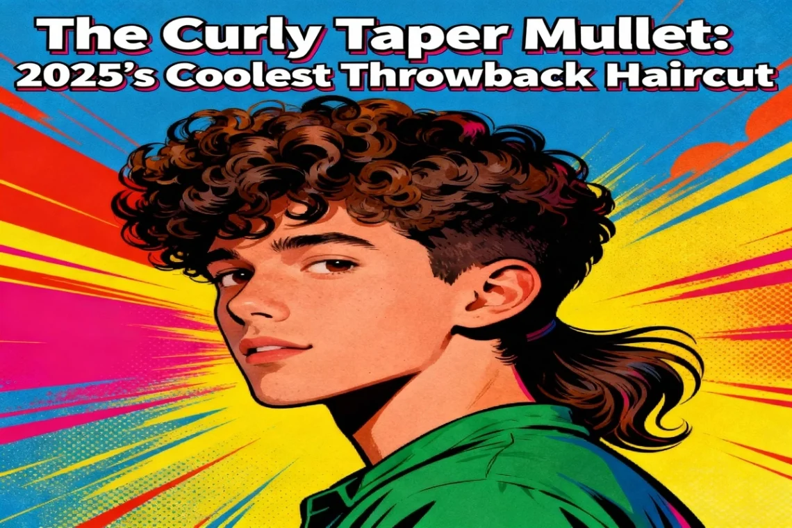 taper mullet curly