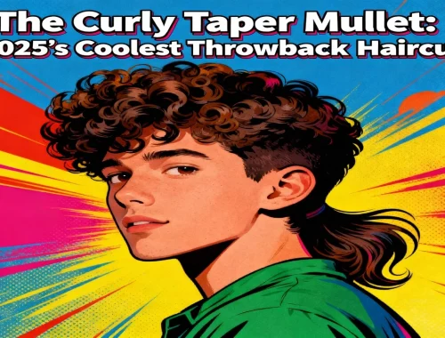 taper mullet curly