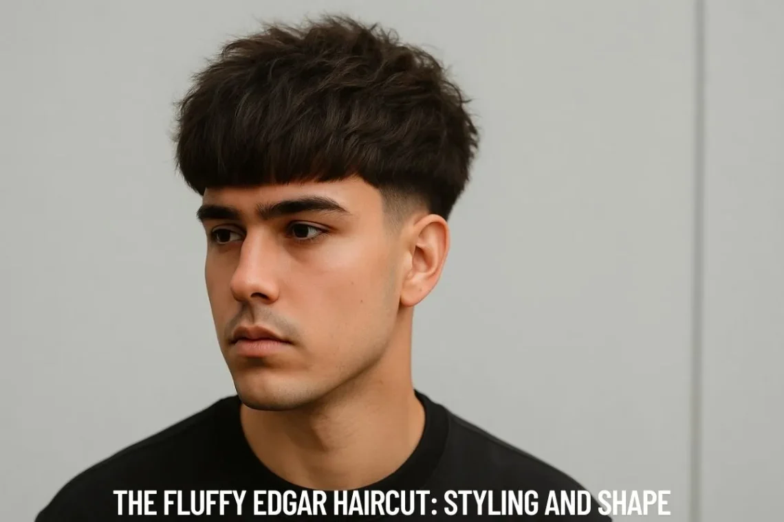 The Fluffy Edgar Haircut Styling and Shape
